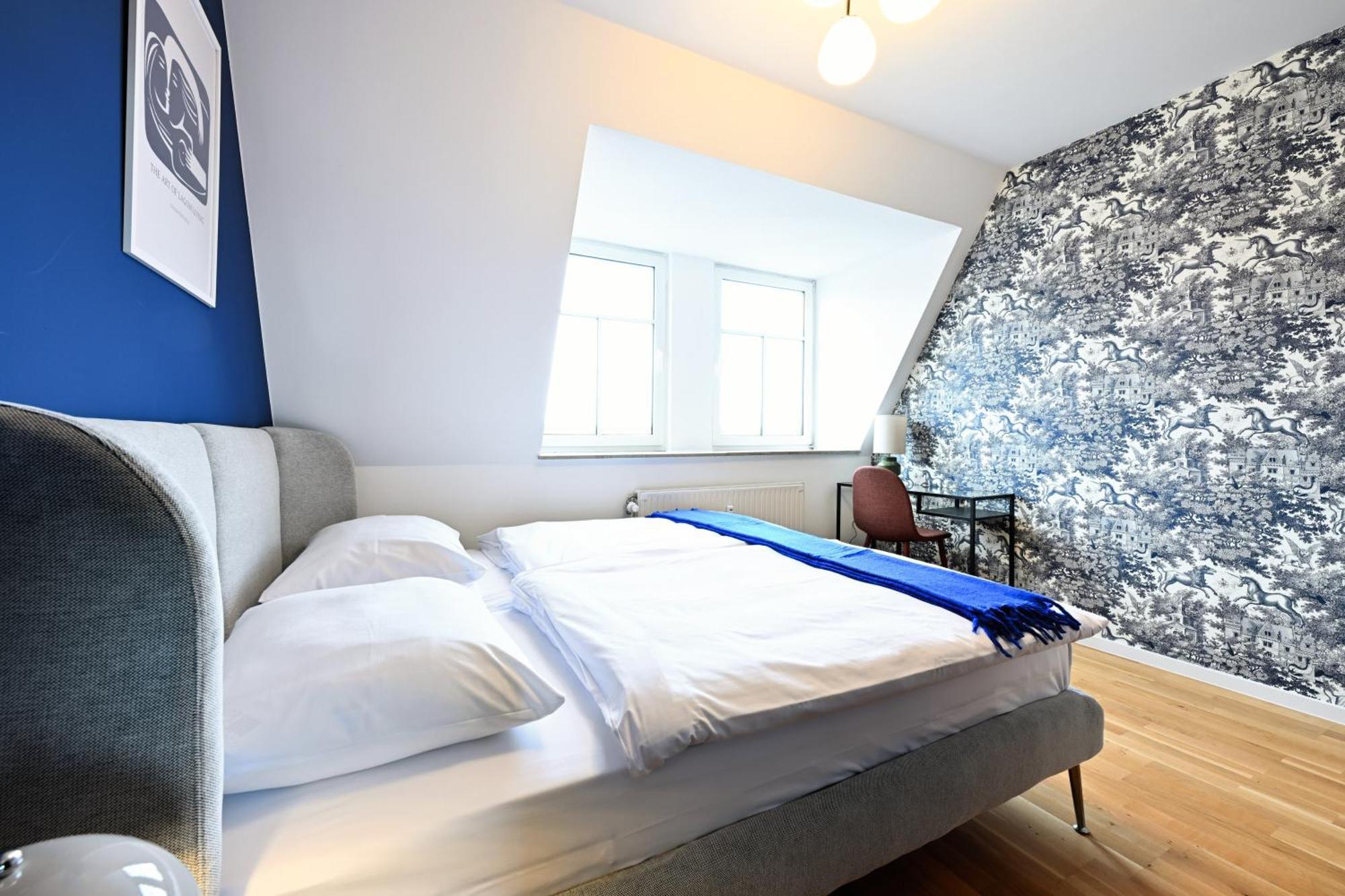 Apartment Rosengarten Fuerth, Moderne Serviced In Citylage, Ganze 50 M2, Nahe Nuernberg, Metro, Sauna Fuerth