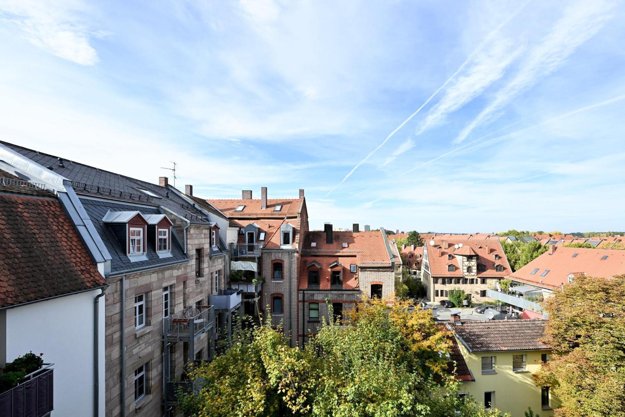 Rosengarten Fuerth, Moderne Serviced In Citylage, Ganze 50 M2, Nahe Nuernberg, Metro, Sauna Apartment